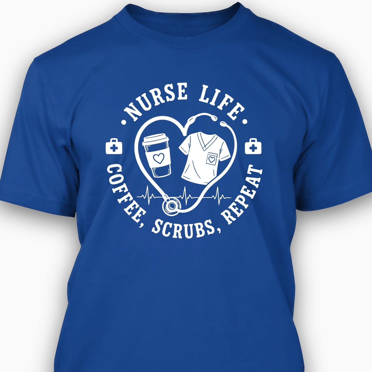 Coffee, Scrubs, Repeat T-shirt